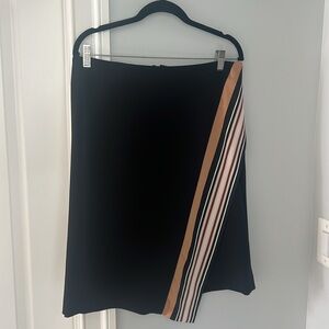 Donna Karan stylish stripe skirt